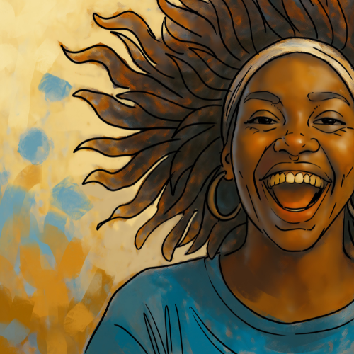 Ilustração de personagens negros